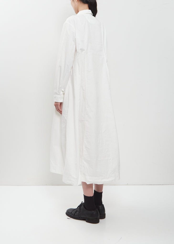 Sally Cotton Dress — White
