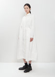 Sally Cotton Dress — White