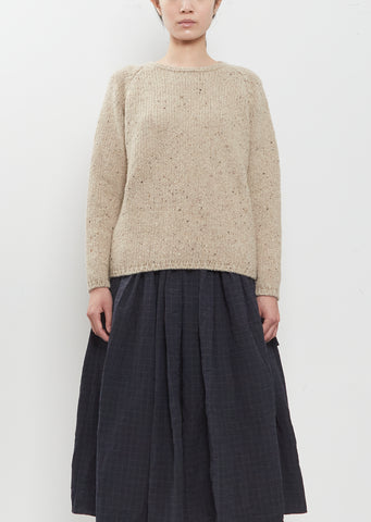 Tweed Cashmere Sweater