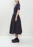Grid Technical Cotton Skirt