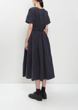 Grid Technical Cotton Skirt