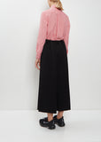 Wide Pull-On Wool Pants