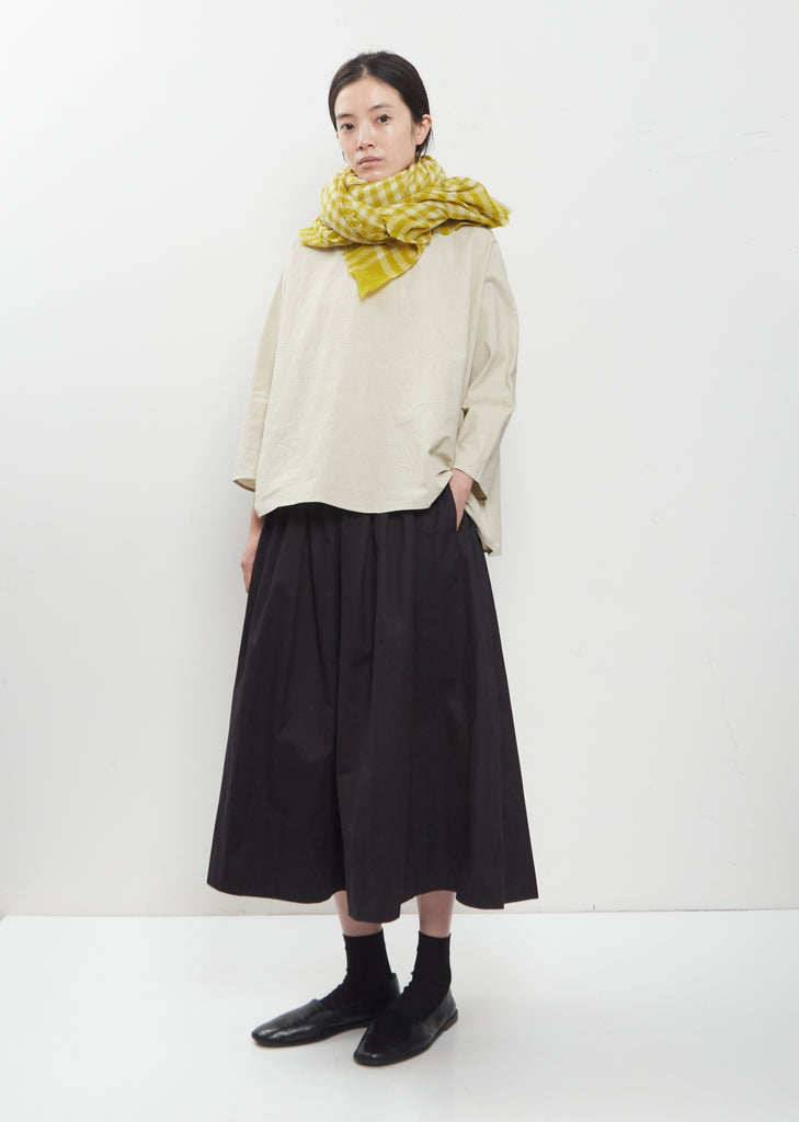 Check Cashmere Scarf — Oil Cloud