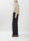 Cotton Corduroy Straight Pants