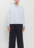 Maya Cotton Shirt — Azur