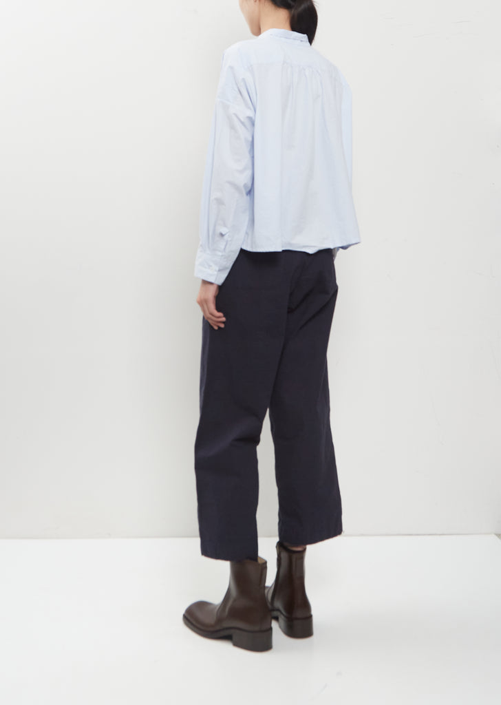 Maya Cotton Shirt — Azur