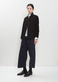Suede Leather Giulia Jacket — Black