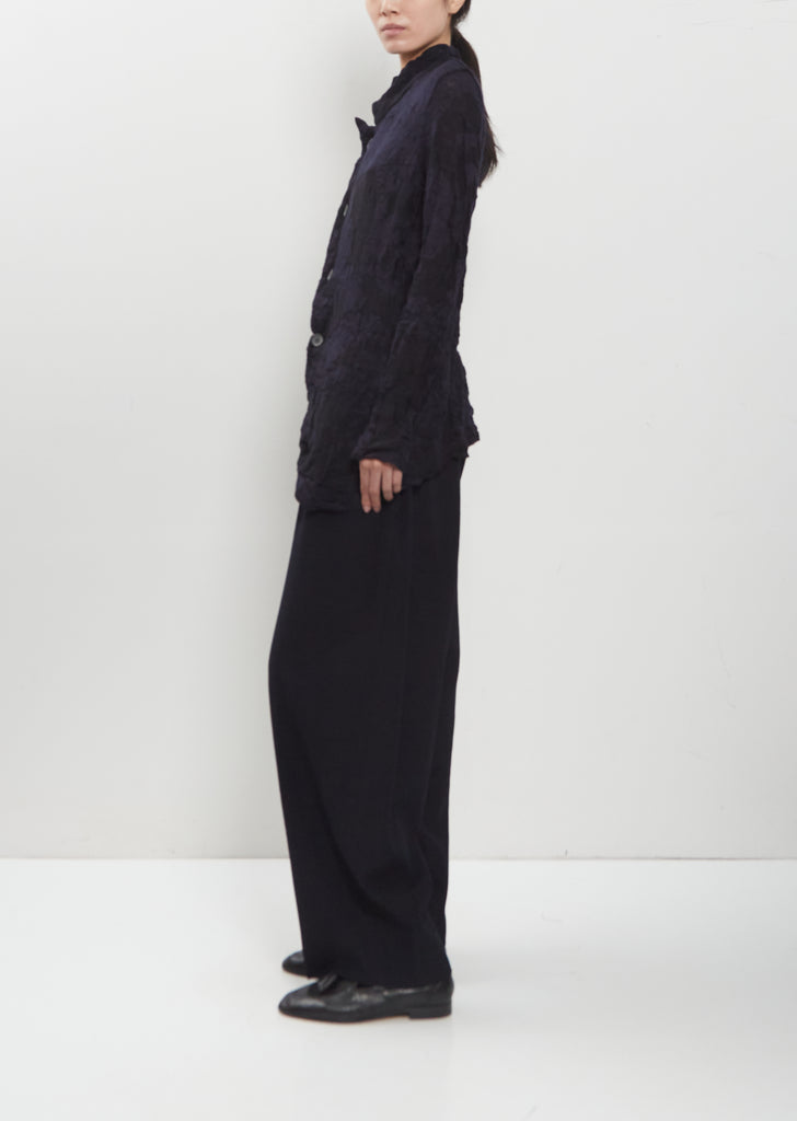 Asymmetrical Button Jacket
