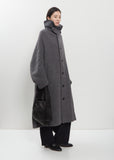 Arranged Leather Shoulder Bag, Mini