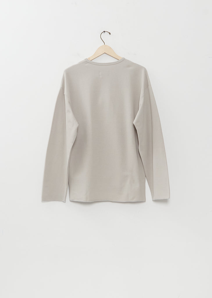 Marine Heavy Mesh Cotton T-Shirt — Off White