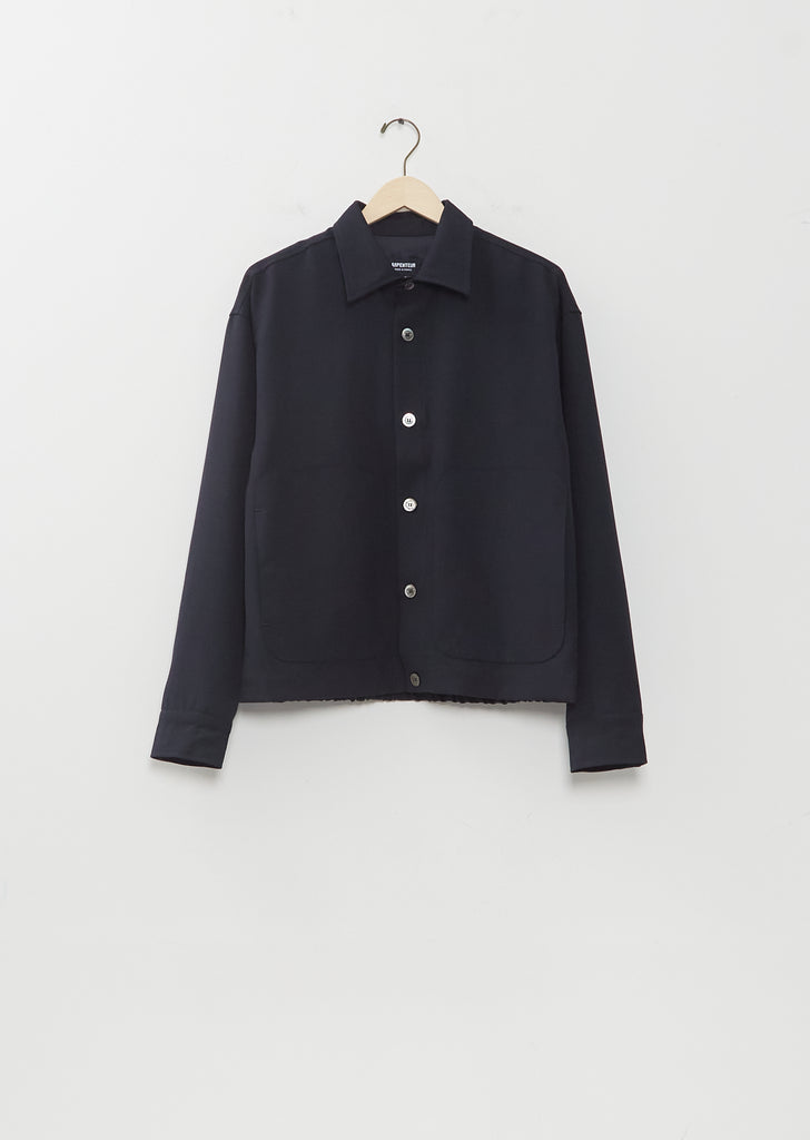 Sigma Wool Garbadine Unlined Jacket