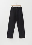4 Pocket Indigo Cotton Twill Regular Pants