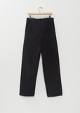 4 Pocket Indigo Cotton Twill Regular Pants