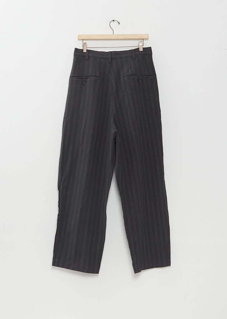 Garment Processed Stripe Pants