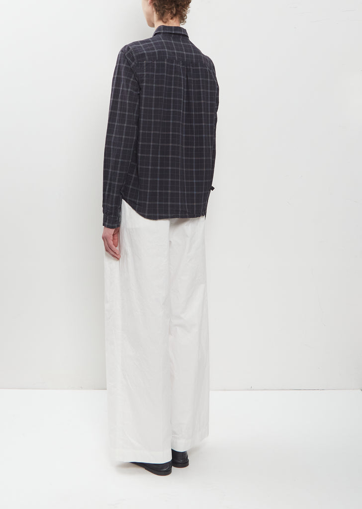 Tyrol Cotton Shirt — Window Check