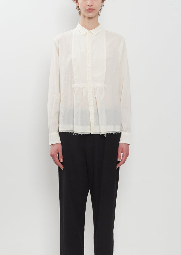 Lawn Front Panel Cotton Shirt
