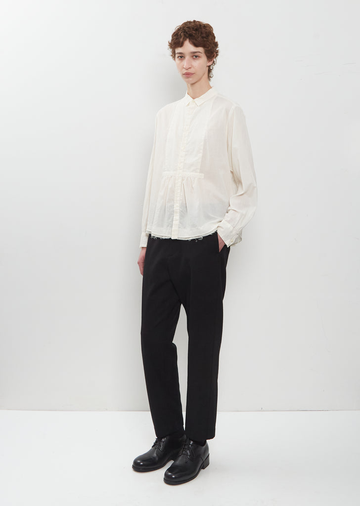 Lawn Front Panel Cotton Shirt