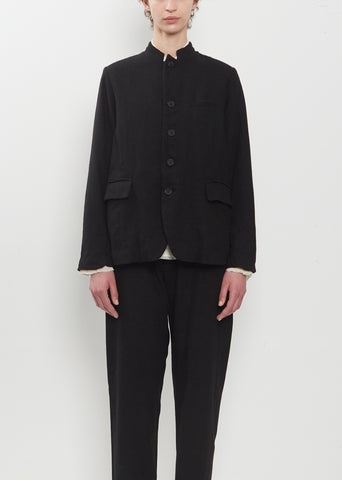 Premium Wool Tweed Tailored Jacket