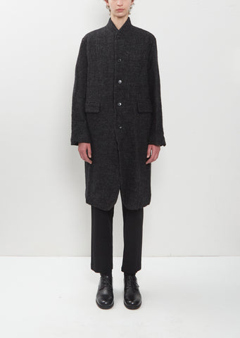 Wool Linen Chesterfield Coat