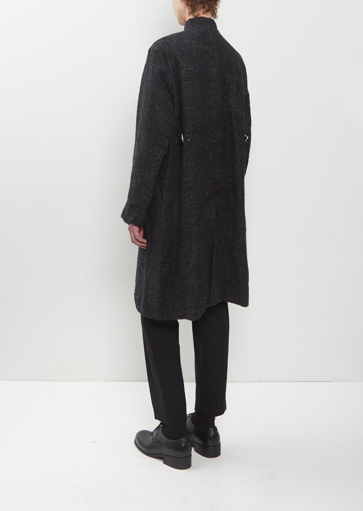 Wool Linen Chesterfield Coat