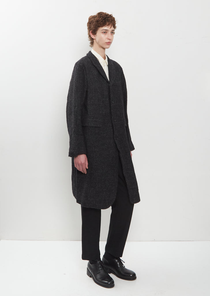 Wool Linen Chesterfield Coat