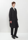 Wool Linen Chesterfield Coat
