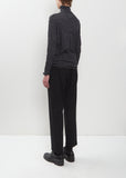 Premium Wool Tweed Tapered Pants