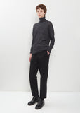 Wool Gauze Turtleneck Pullover