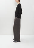 Lyocell Cashmere Jersey Pullover — Black