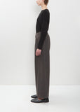 Premium Wool Tweed Wide Pants
