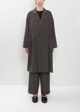 Premium Wool Tweed Oversized Tailored Coat