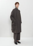 Premium Wool Tweed Oversized Tailored Coat