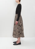 Romantic Travel Print Skirt