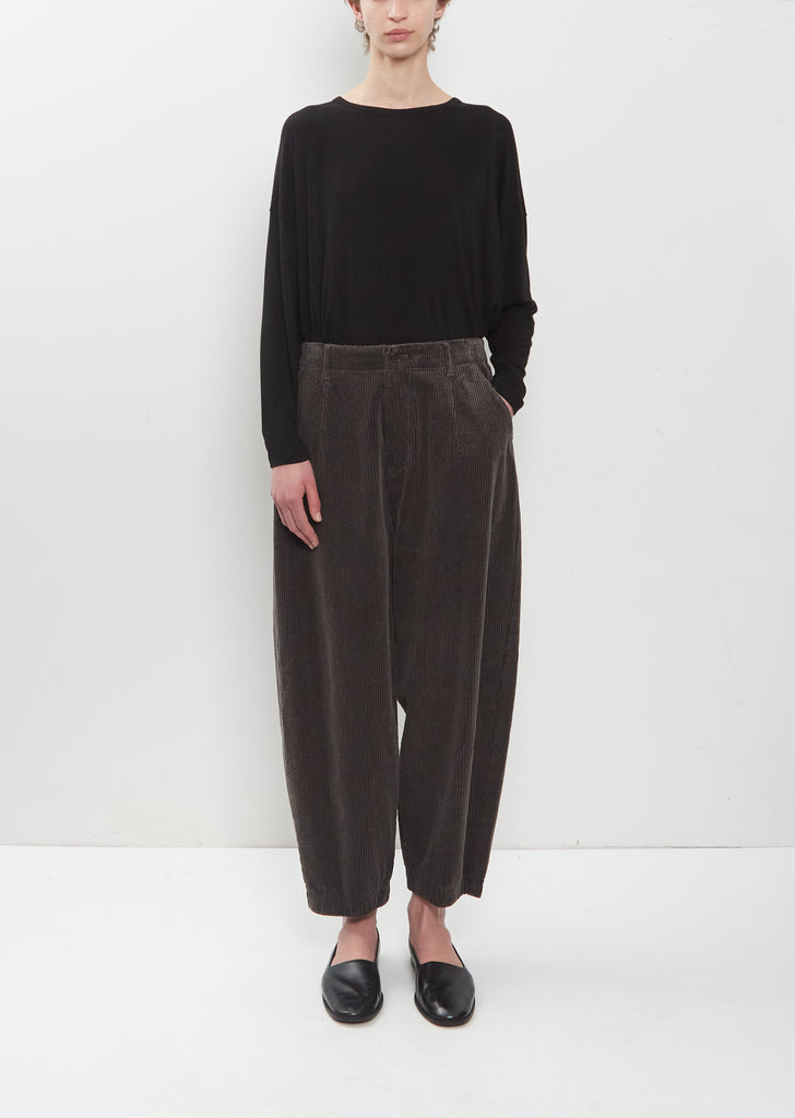 Washed Corduroy Balloon Pants