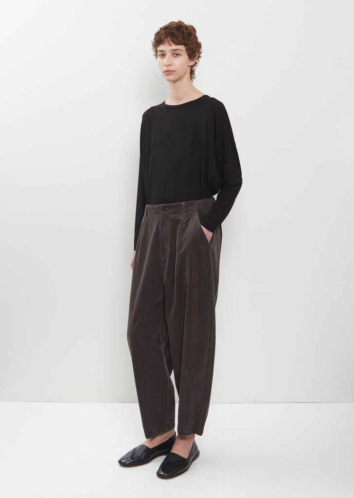 Washed Corduroy Balloon Pants