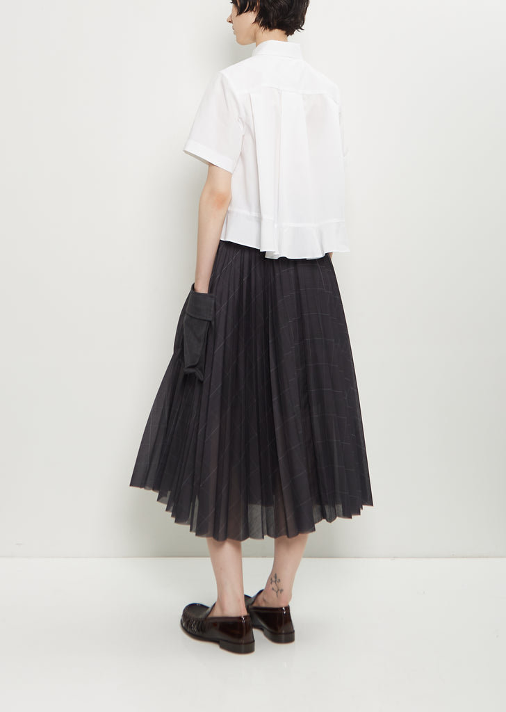 Cotton Blend Poplin Shirt