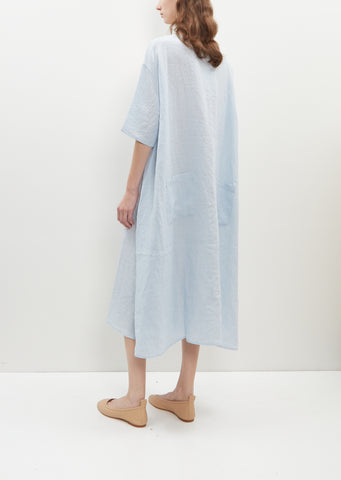Chambray Linen Dress La Garonne Chambray Linen Dress La Garonne