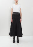 Tropical Wool and Satin Pleated Trouser