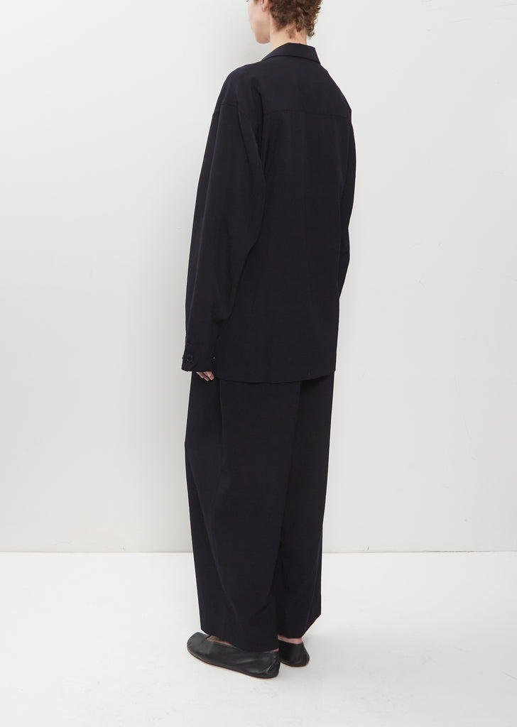 4-Pocket Wool Gabardine Jacket