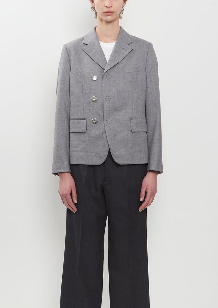 Wool Saxony Thin Jacket