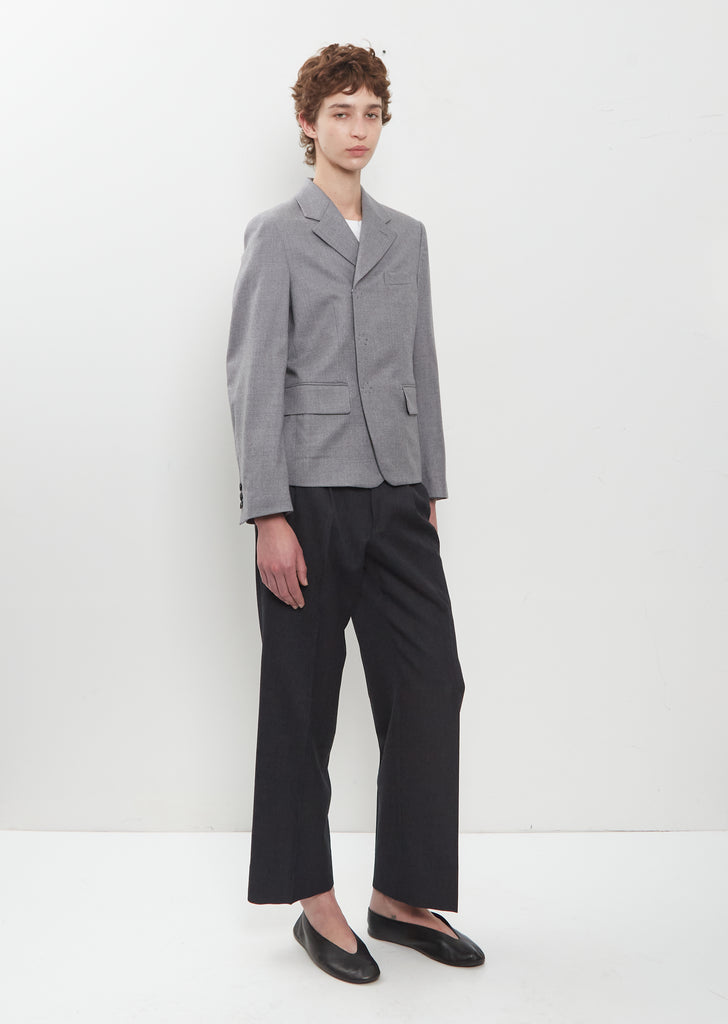 Wool Saxony Thin Jacket