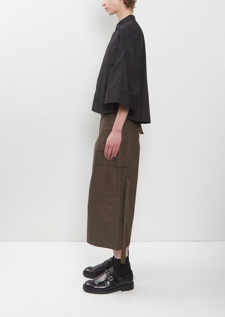 Poplin Cropped Shirt