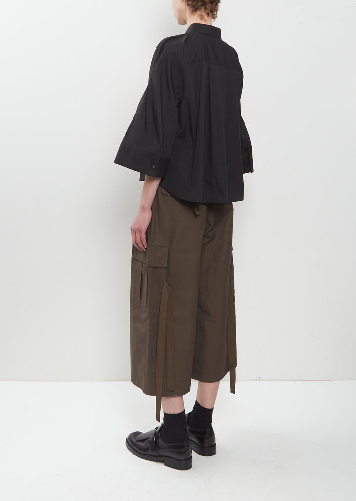 Poplin Cropped Shirt