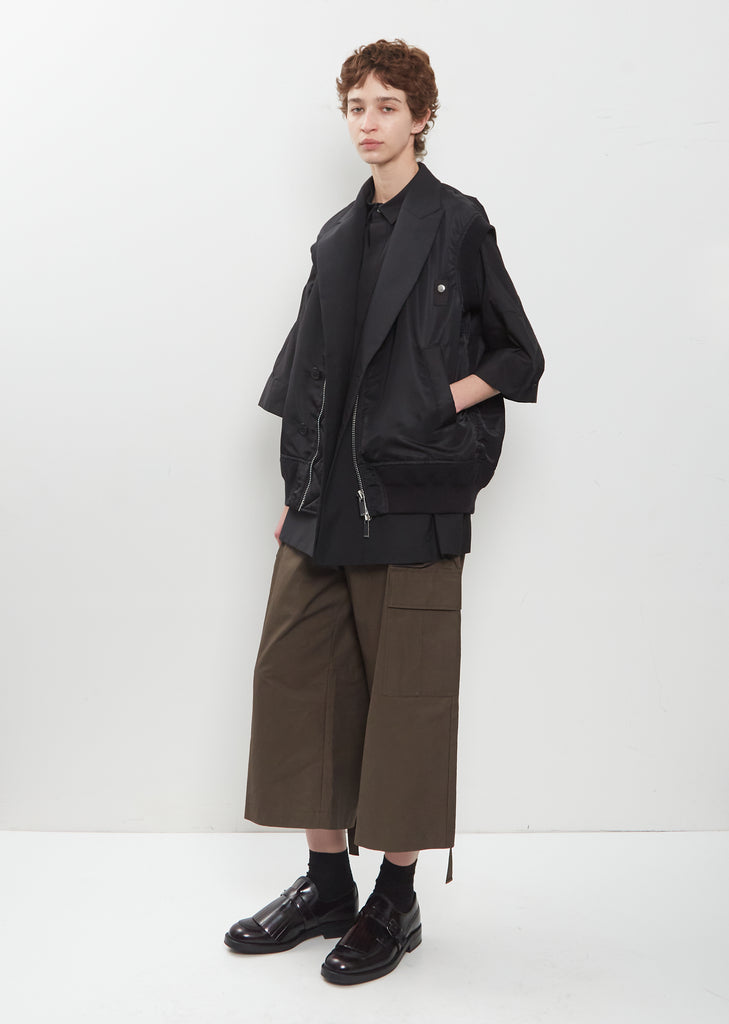 Nylon Twill x Suiting Vest
