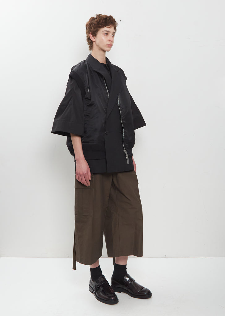 Nylon Twill x Suiting Vest