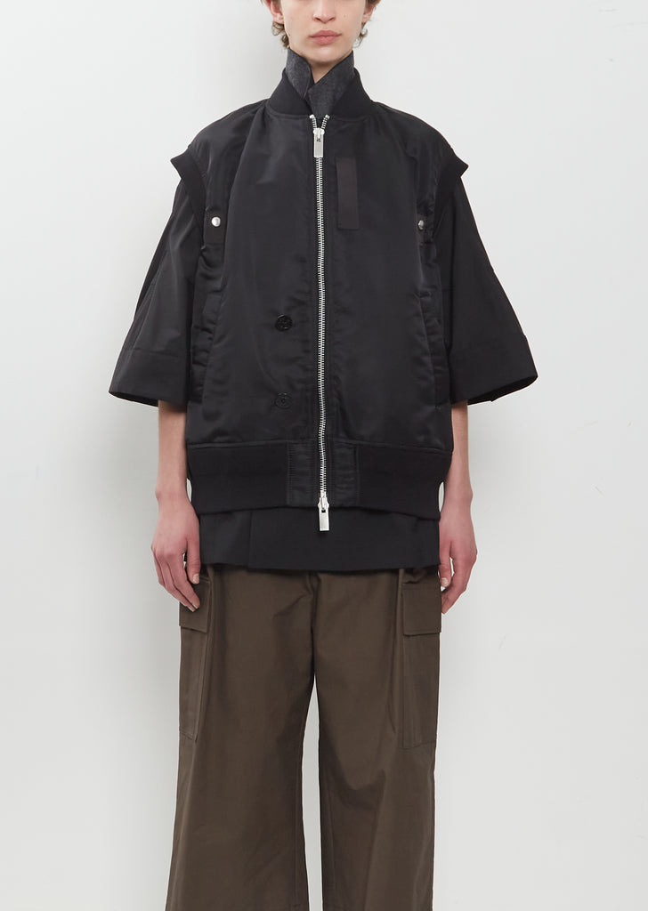 Nylon Twill x Suiting Vest
