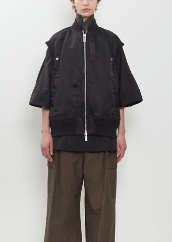 Nylon Twill x Suiting Vest