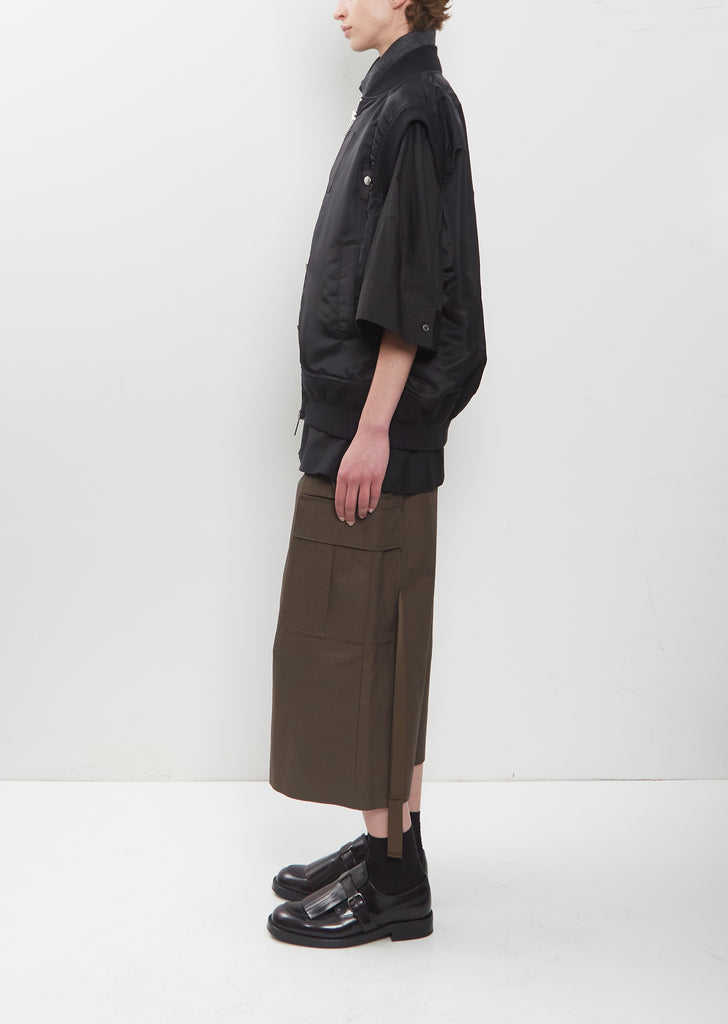 Nylon Twill x Suiting Vest
