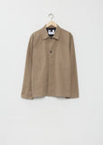Crisp Cotton Poplin Boxy Overshirt