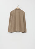 Crisp Cotton Poplin Boxy Overshirt